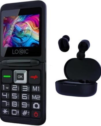 Logic Z3L 4G Flip Phone W/Buds - Double SIM débloqué|Bouton SOS