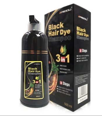 Meidu - Black Hair Dye Shampoo 500 ml