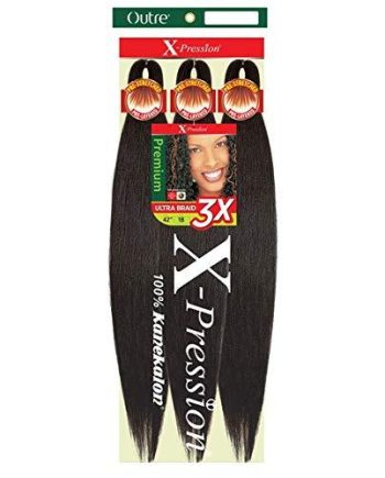 Outre - 3X Xpression Pre-Streched ultra braid 42 in, #1