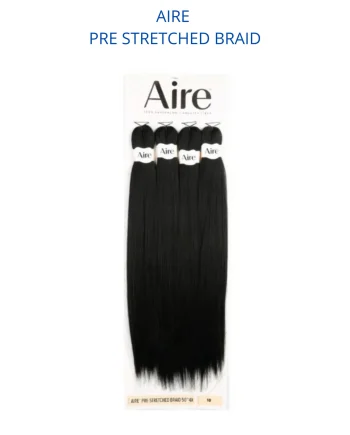 In addition to Aire - 4Pre-Stretched Braiding Hair 50 in,1