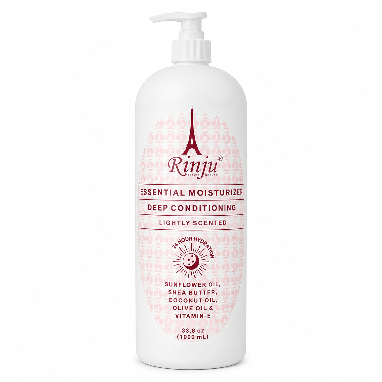 Rinju Essential Moisturizer Deep Conditioning Lightly Scented 1000 ml Moisturizing Treatment for Dry Hair