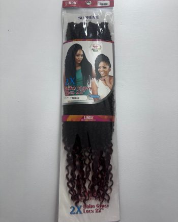 Suprême Hair - 2X Boho Gypsy Locs 22 in, #T1B350