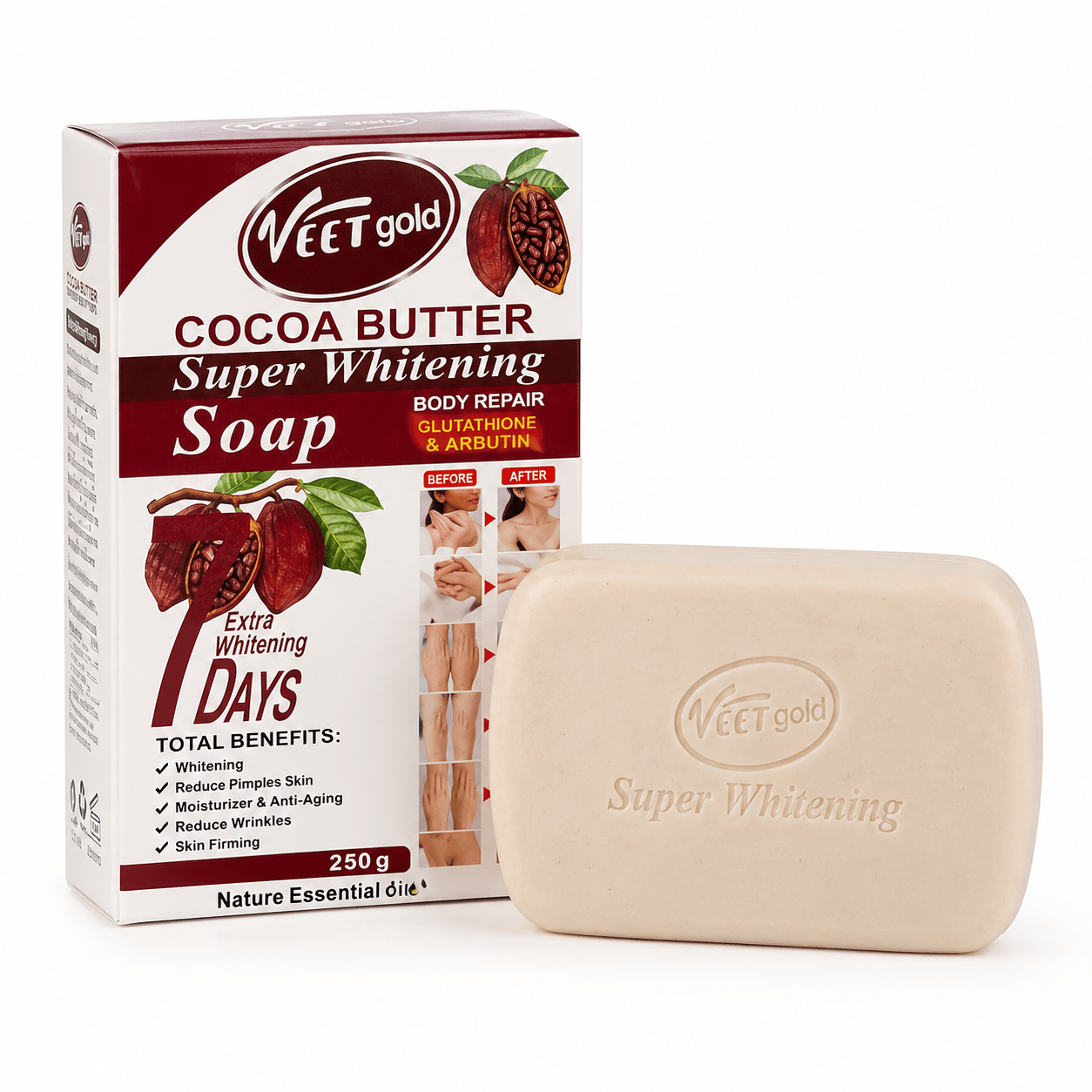 Victoria super colorful - Cocoa butter whitening soap