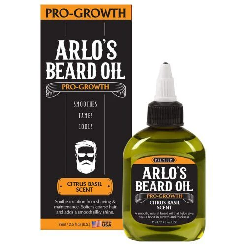 Arlo's beard oil - Pro growth citrus basil scent 75 ml