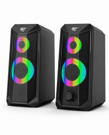 Havit SK202 haut-parleurs stéréo RGB pour ordinateur