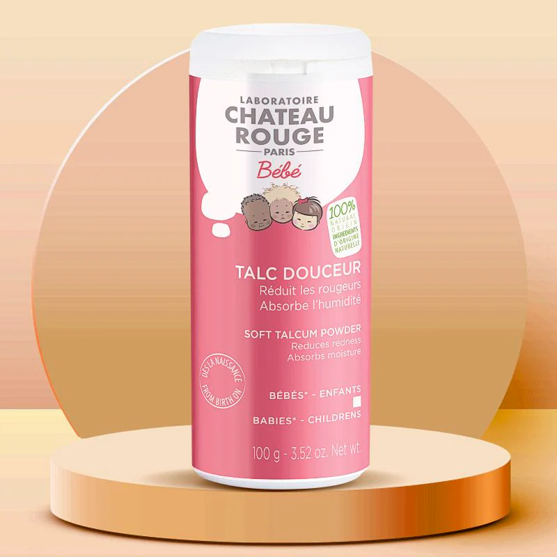 Chateau Rouge Bébé - Talc Douceur 250 ml