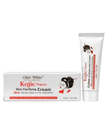 Clair white - kojic papaya crème clarifiante pour la peau 50g