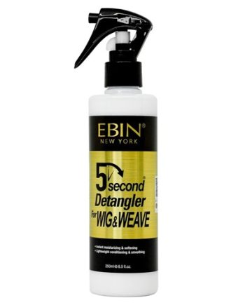 EBIN 5-Second Detangler for Wigs &amp; Weaves, 250 mL / 8.5 fl. oz.