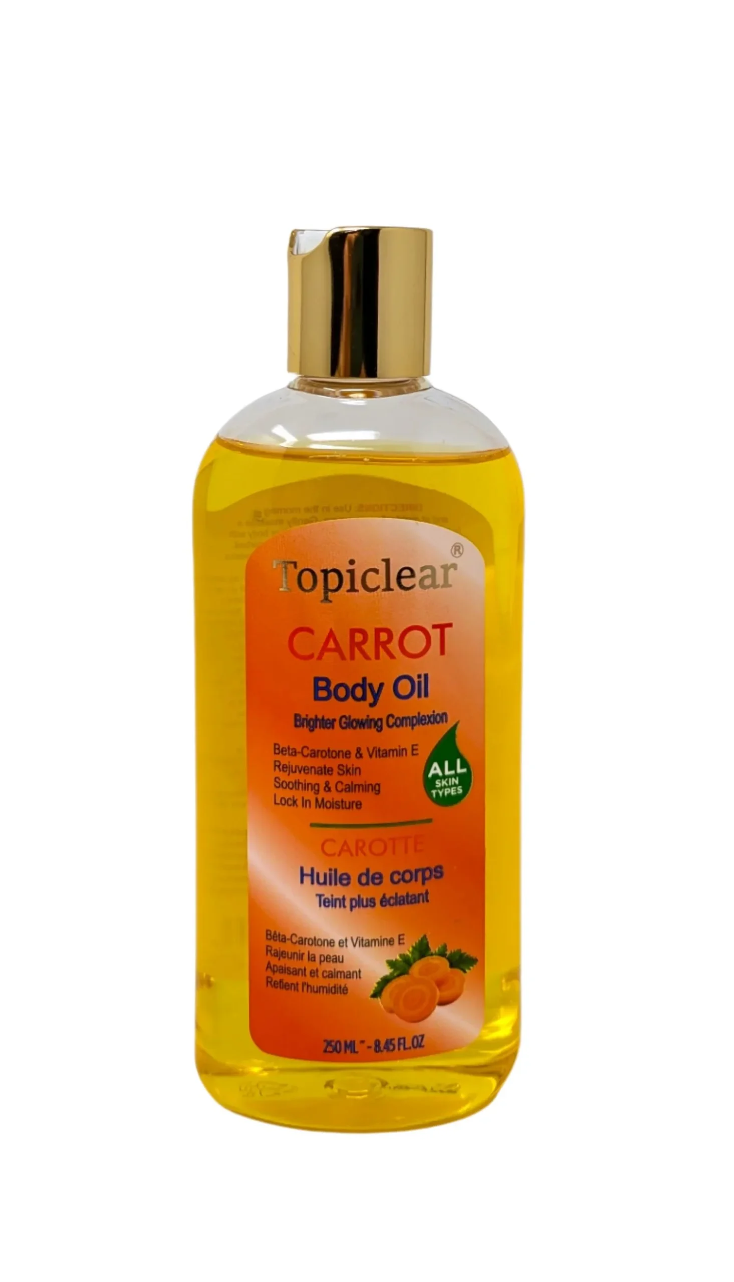 Topiclear - Carrot Body Oil 250ml