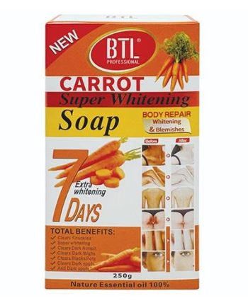 BTL CARROT SUPER WHITENING SOAP, 250 G