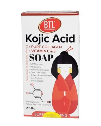 BTL KOJIC ACID PURE COLLAGEN & VITAMIN C-E SOAP, 250 G