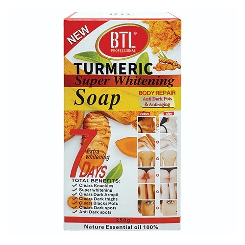 BTL TURMERIC SUPER WHITENING SOAP, 250 g