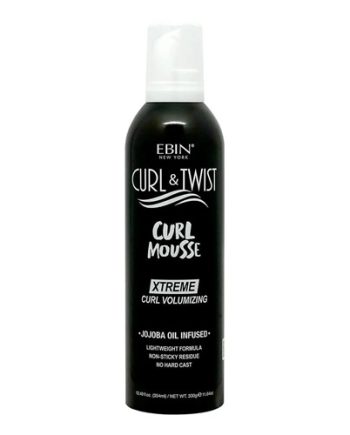 EBIN CURL TWIST CURL XTREME CURL VOLUMIZING MOUSSE, 354 ML