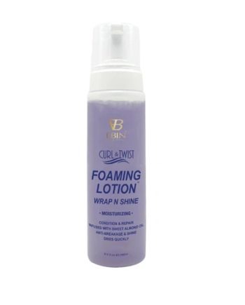 EBIN CURL TWIST FOAMING LOTION WRAP N SHINE MOISTURIZING, 250 mL