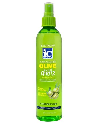 FANTASIA IC HAIR POLISHER OLIVE FIRM HOLD HAIRSPRAY, 10 FL.OZ