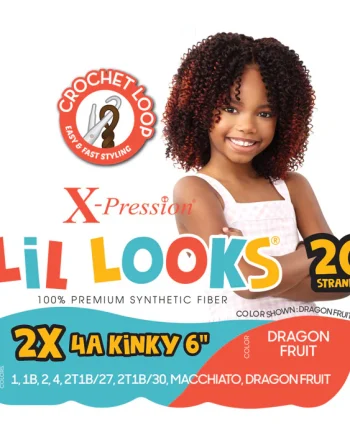 In addition to - Xpression Lil Looks for children 6 in 2X, color #4