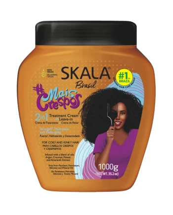 Skala - Mais Crespos 2in1 Treatment Cream+Leave-in 35.2 oz