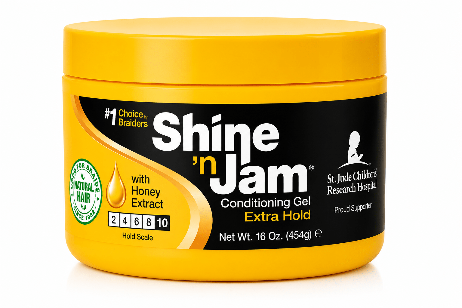 Ampro Shine'n Jam - Gel extra hold Honey 16oz
