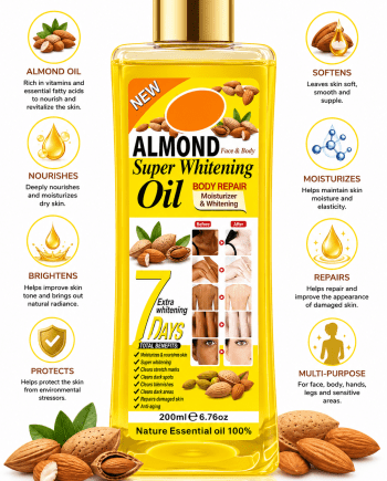 BTL Super Whitening Almond Oil 200 ml huile de beauté à l’amande