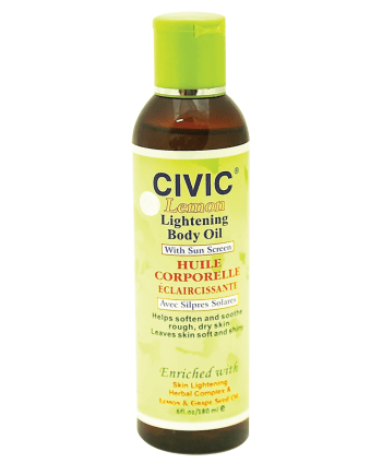 Civic - Huile corporelle  éclaircissante Citron 180 ml