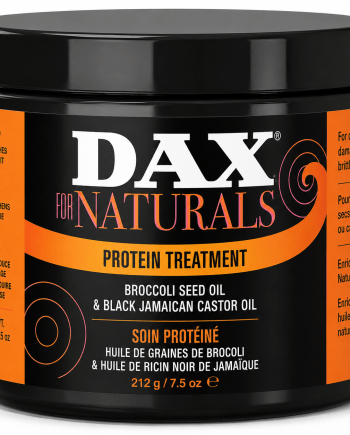 DAX for Naturals Protein Treatment 212 g au brocoli et à l’huile de ricin noir de Jamaïque.