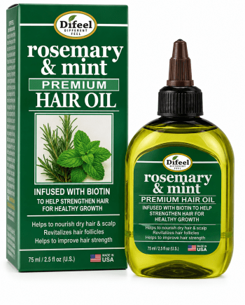 Difeel Rosemary & Mint Premium Hair Oil huile capillaire 75 ml