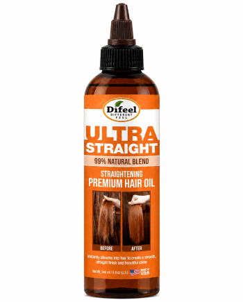 Difeel Ultra Straight 99% Natural Blend Premium Hair Oil 8 fl. oz