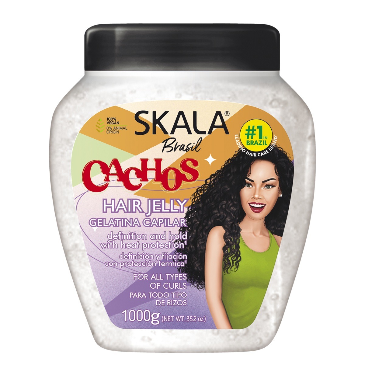 Skala Brasil Cachos Hair Jelly, 1000g
