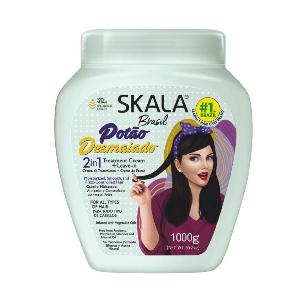 Skala Brasil Potao Desmaiado 2in1 Treatment Cream & Leave-In, 1000g