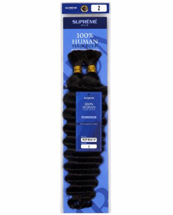 Suprême Hair Deep Bulk 18 po couleur #2 en cheveux humains