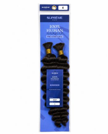 Suprême Hair Deep Bulk 18 po couleur #4 en cheveux humains