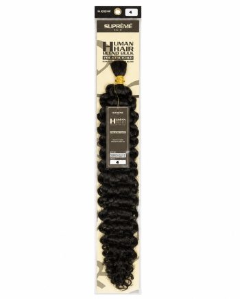 Suprême Hair Dominican Curl Bulk 24 po couleur #4 en cheveux humains