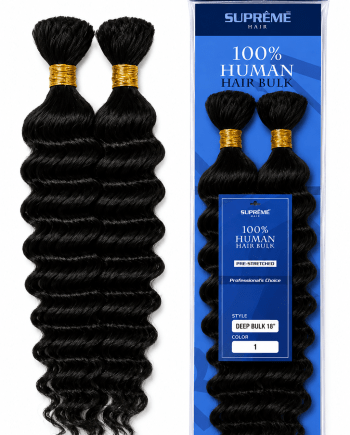 Suprême Hair – Deep Bulk 18", Color #1