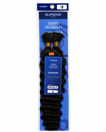 Suprême Hair – Deep Bulk 18", Color #1B