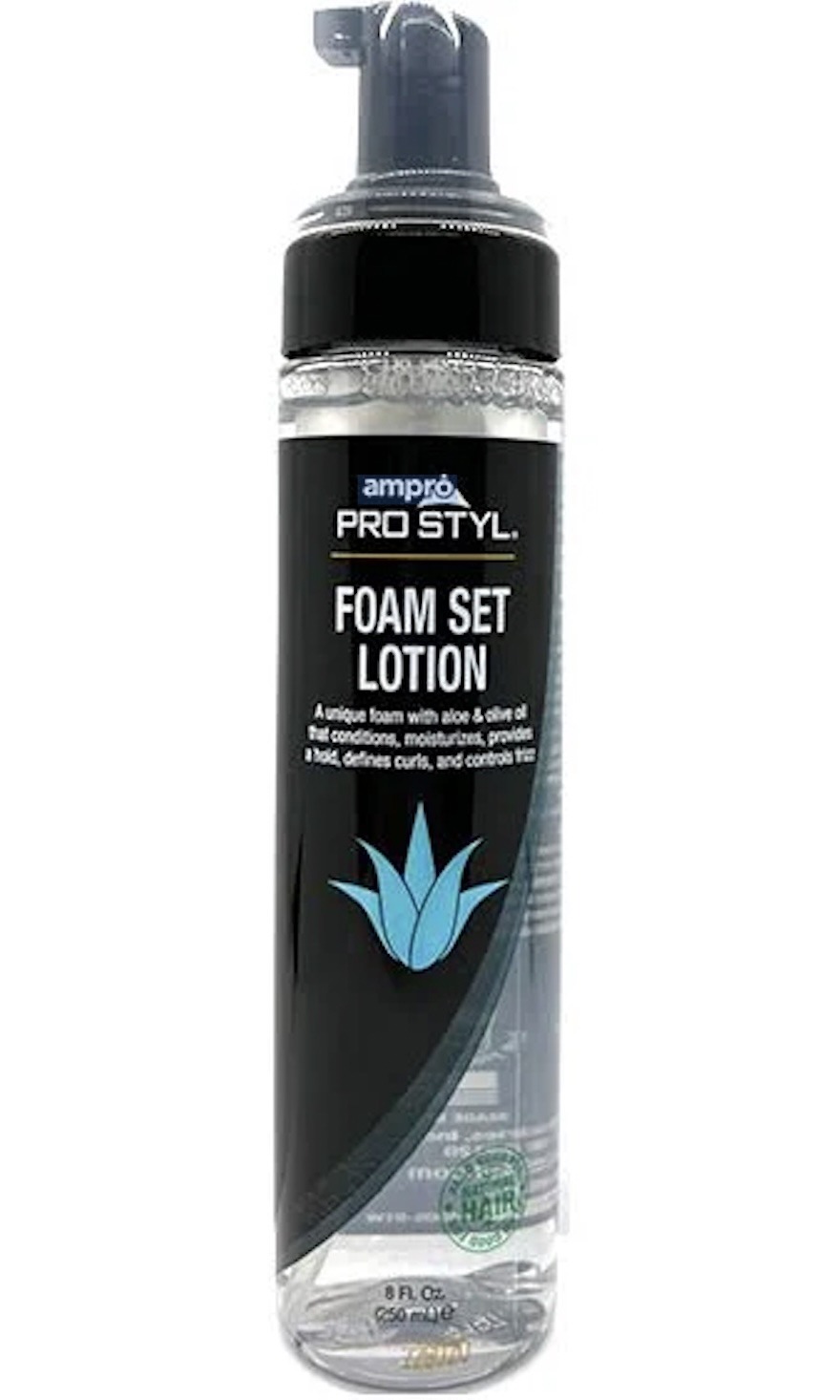 Ampro Pro Styl Foam Set Lotion With Aloe & Olive Oil, 8 fl.oz