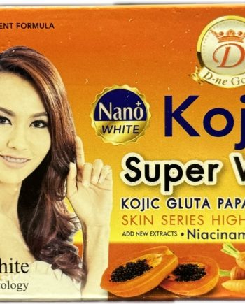 D-NE Gold 4in1 Kojic Super White Gluta Papaya Arbutin Soap, 160g
