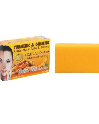 NEON Turmeric Ginseng Glutatione AHA Honey Kojic Acid Plus Soap, 135 g