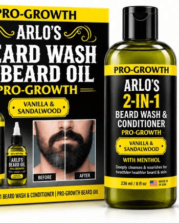 Arlo’s Coffret Pro Growth beard wash & beard oil