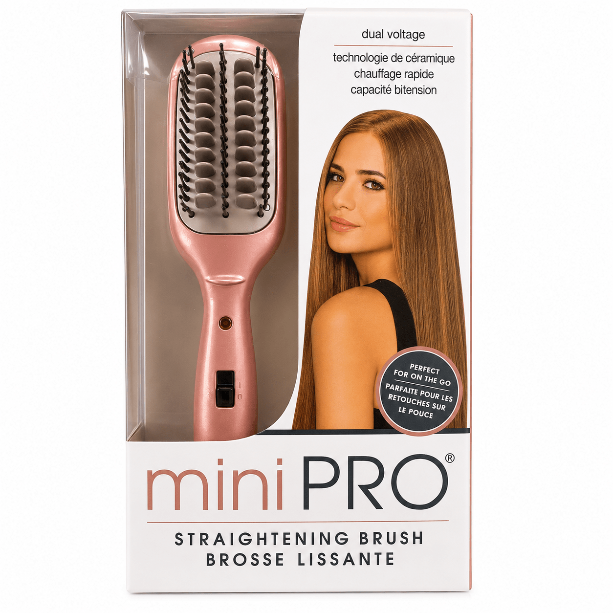 Conair Brosse lissante Mini-PRO en céramique BC11MGDC.