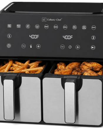 Culinary Chef Air Fryer 9,5 qt double panier 4,75 qt x 2.
