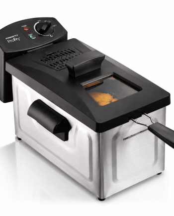 Hamilton Beach friteuse 3 litres en acier inoxydable modèle 35033C.