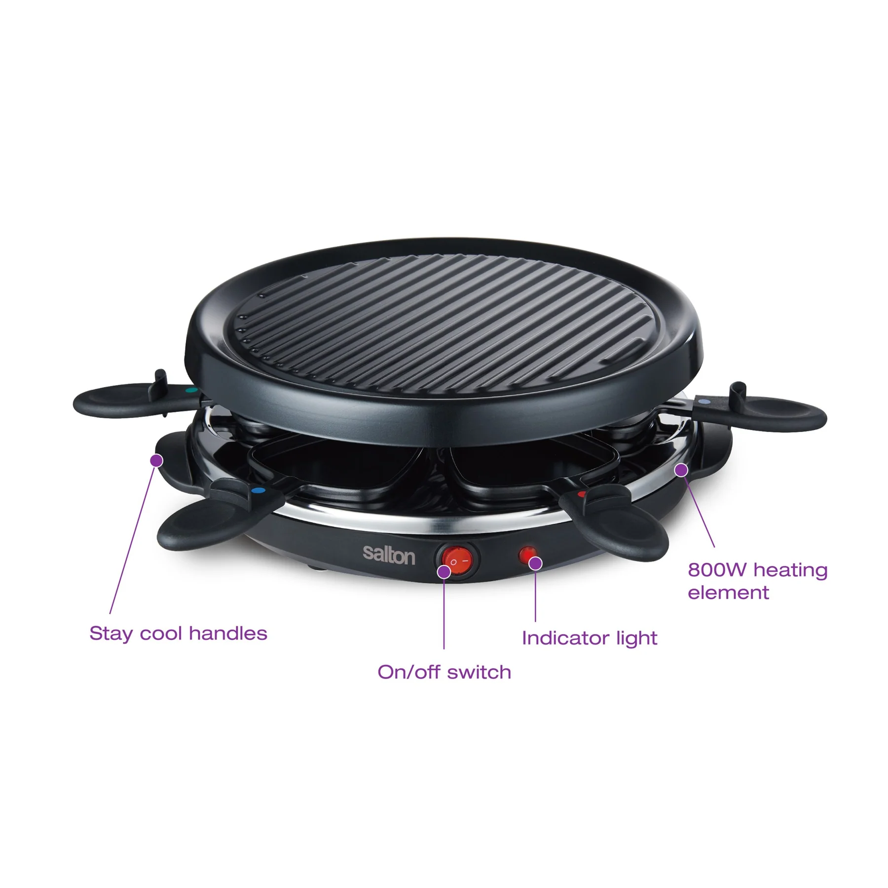 Salton Party Grill & Raclette 6 personnes