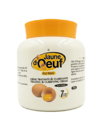 Jaune d'Oeuf Crème Traitante et Clarifiante 300 g soin corporel clarifiant.