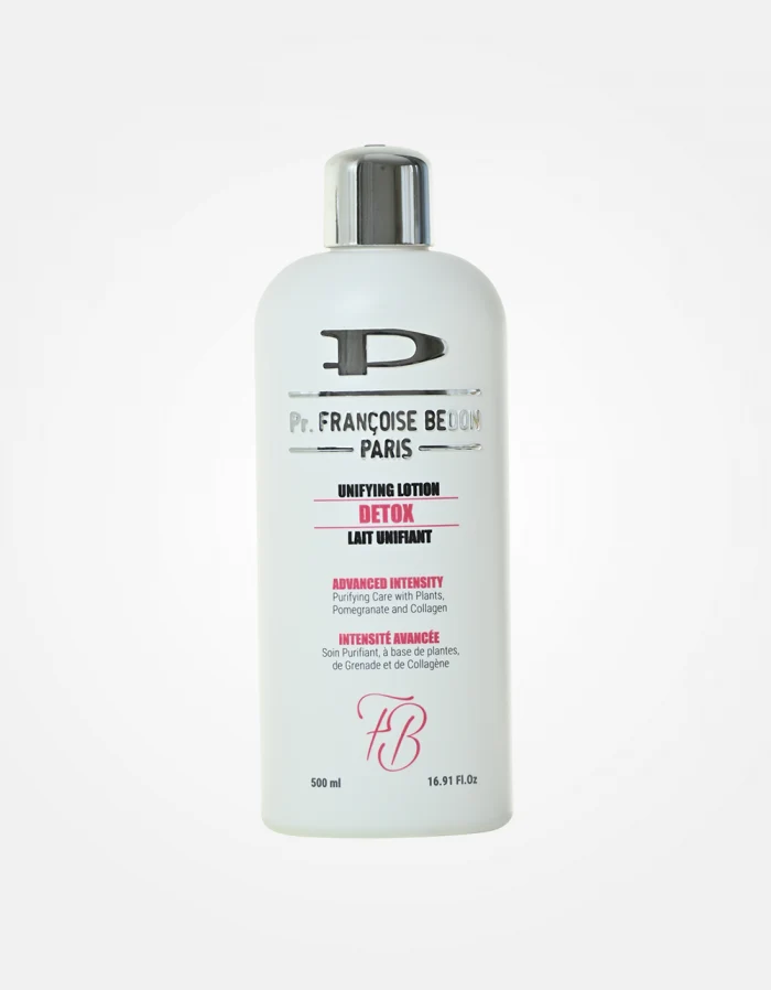 Pr. Françoise Bedon Detox Lait Unifiant 500 ml soin corporel hydratant et unifiant.