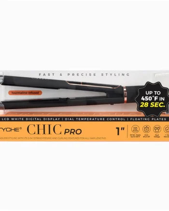TYCHE Chic Pro 1” Flat Iron HFCP01 fer à lisser professionnel 1 pouce.