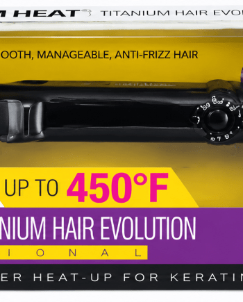 TYCHE Titanium Heat 1.5” Flat Iron fer à lisser à plaques en titane 1,5 pouce.