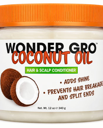 Wonder Gro Coconut Oil Hair & Scalp Conditioner 12 oz soin capillaire à l’huile de coco.