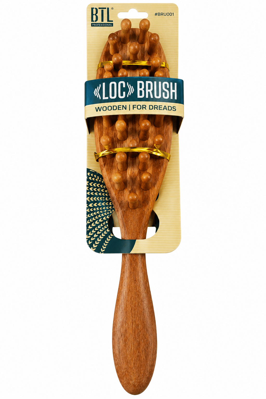 BTL Professional Loc Brush Wooden for Dreads