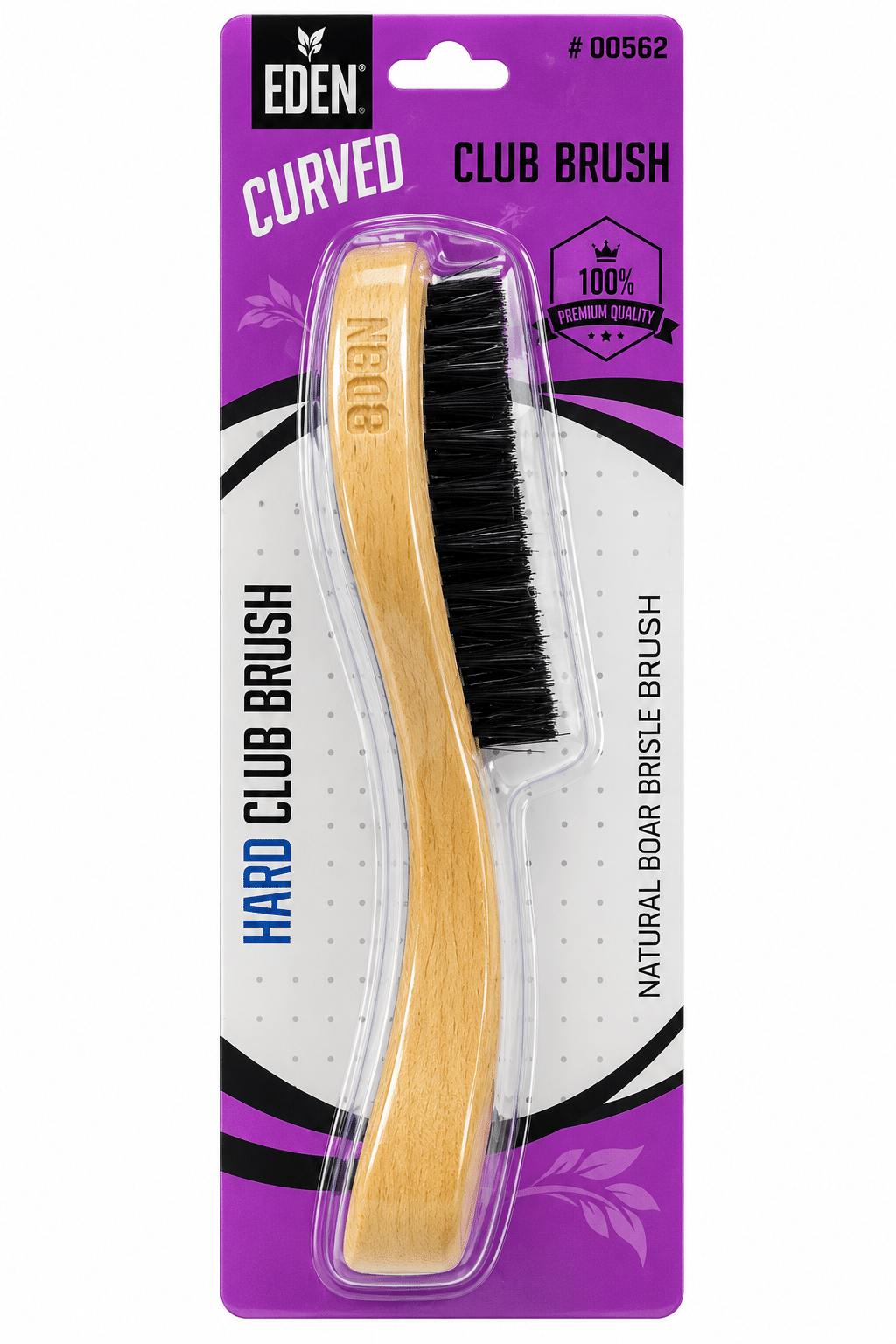 EDEN Curved Club Hard Brush