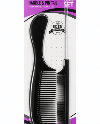 EDEN Handle & Pin Tail 2-Piece Comb Set